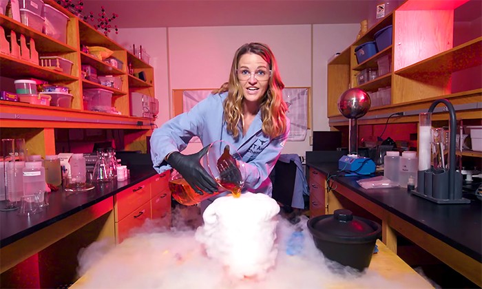 Chemistry Lecturer’s Science Demonstrations Ignite STEM Interest